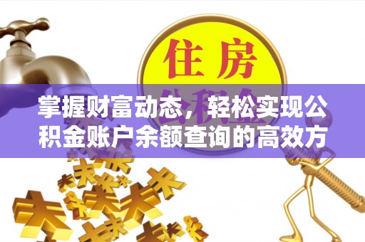 博湖掌握财富动态，轻松实现公积金账户余额查询的高效方法