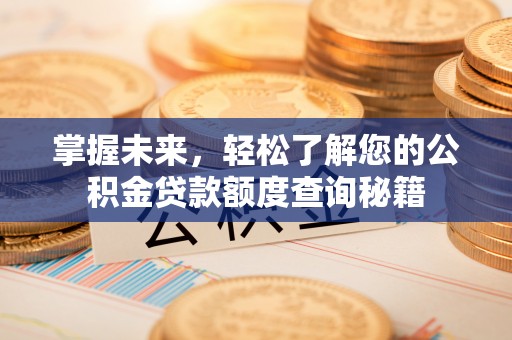 博湖掌握未来，轻松了解您的公积金贷款额度查询秘籍