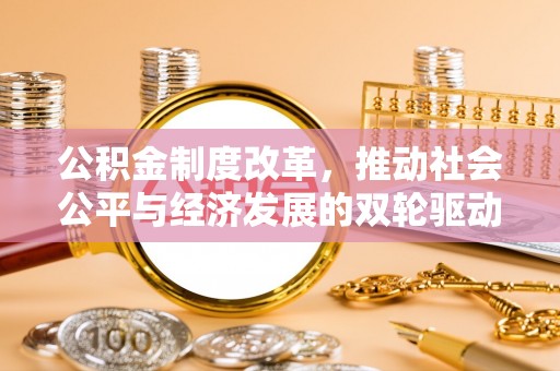 博湖公积金制度改革，推动社会公平与经济发展的双轮驱动