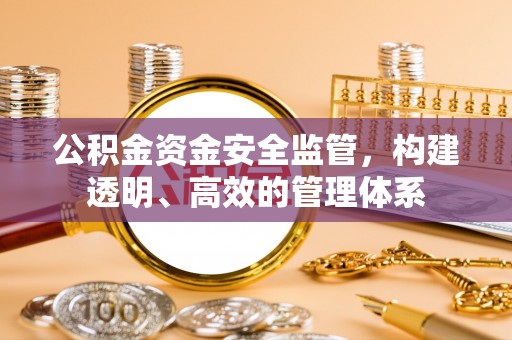 博湖公积金资金安全监管，构建透明、高效的管理体系