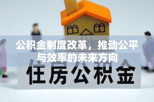 博湖公积金制度改革，推动公平与效率的未来方向