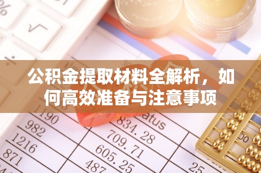 博湖公积金提取材料全解析，如何高效准备与注意事项