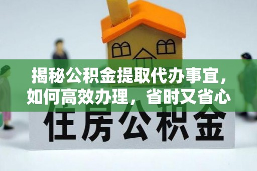 博湖揭秘公积金提取代办事宜，如何高效办理，省时又省心？