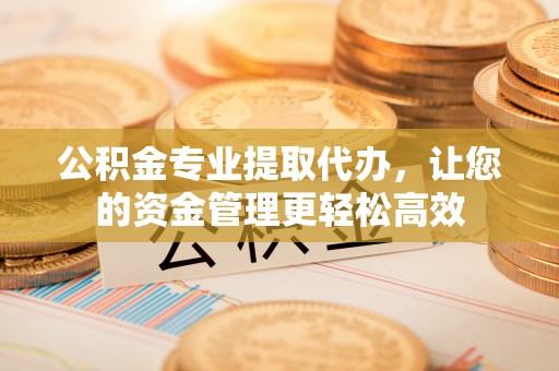 博湖公积金专业提取代办，让您的资金管理更轻松高效